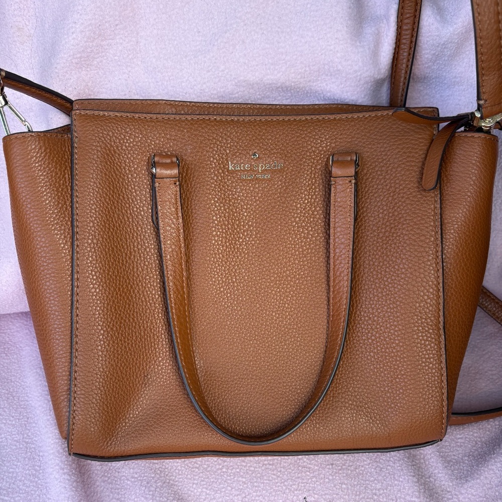 Kate Spade Tan Leather Shoulder Bag